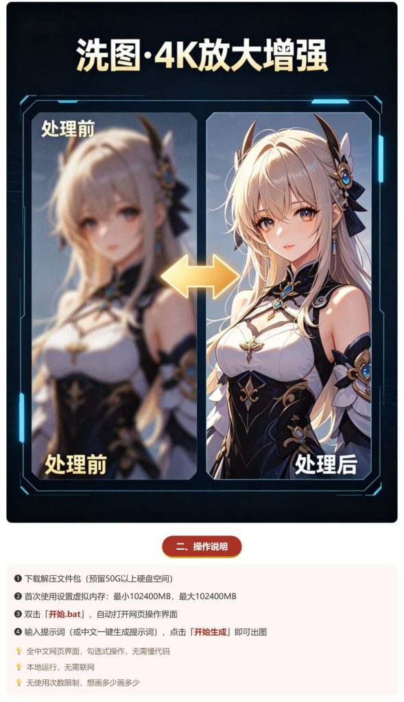 图片[2]-AI绘画软件Krea2 一键角色图 整合包 4步极速 本地部署安装带教程-个人文字技术分享